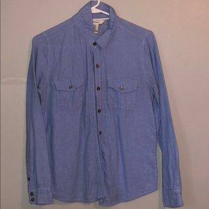 Women’s Size M Jean colored button up